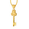 TOMEI Lusso Italia Key Pendant, Yellow Gold 916
