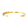 TOMEI Diamond Cut Collection Enchanting Bangle, Yellow Gold 916