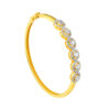 TOMEI Diamond Cut Collection Enchanting Bangle, Yellow Gold 916