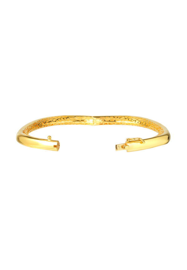 TOMEI Lusso Italia Elegant Bangle, Yellow Gold 916