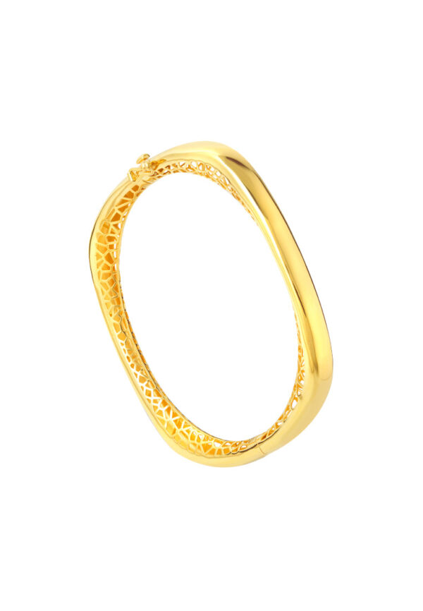 TOMEI Lusso Italia Elegant Bangle, Yellow Gold 916