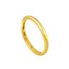 TOMEI Mix & Match Stackable Ring (2 Pcs), Yellow Gold 916
