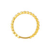 TOMEI Mix & Match Stackable Ring (2 Pcs), Yellow Gold 916