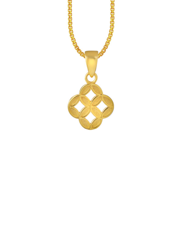 TOMEI Lusso Italia Coin Pendant, Yellow Gold 916