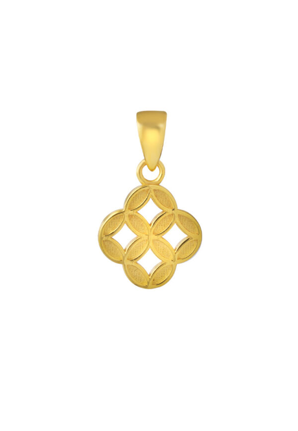 TOMEI Lusso Italia Coin Pendant, Yellow Gold 916