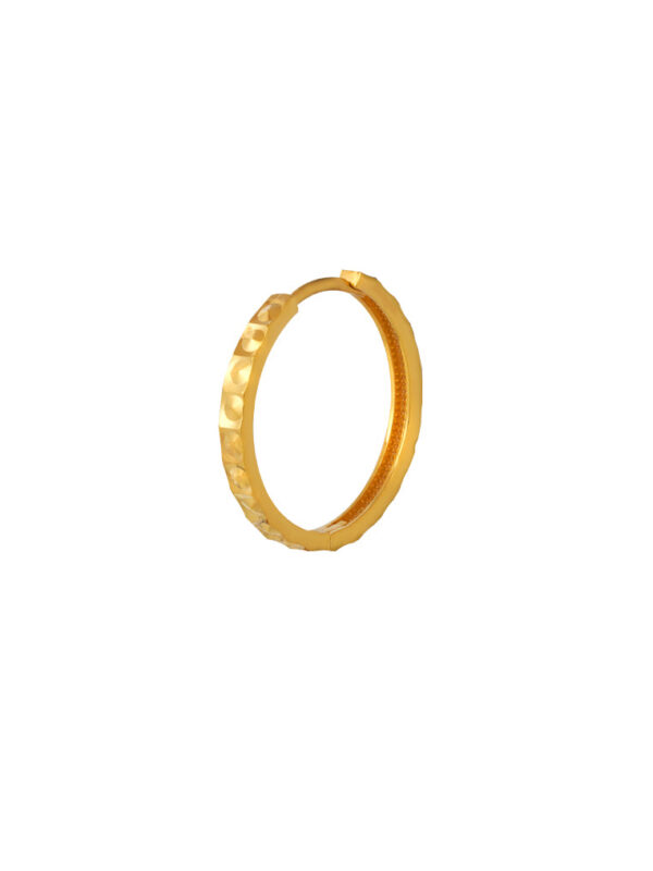 TOMEI Lusso Italia Circle Loop Earrings, Yellow Gold 916