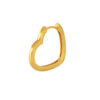 TOMEI Lusso Italia Heart Loop Earrings, Yellow Gold 916