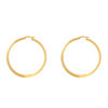 TOMEI Lusso Italia Big Circle Loop Earrings, Yellow Gold 916