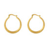 TOMEI Lusso Italia Loop Earrings, Yellow Gold 916