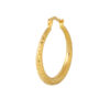 TOMEI Lusso Italia Loop Earrings, Yellow Gold 916