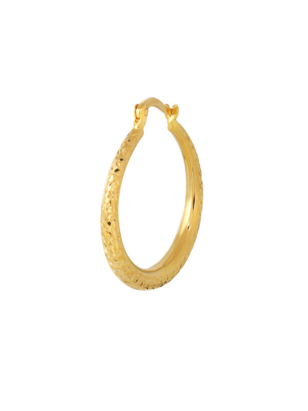 TOMEI Lusso Italia Loop Earrings, Yellow Gold 916