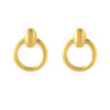 TOMEI Lusso Italia Circle Earrings, Yellow Gold 916