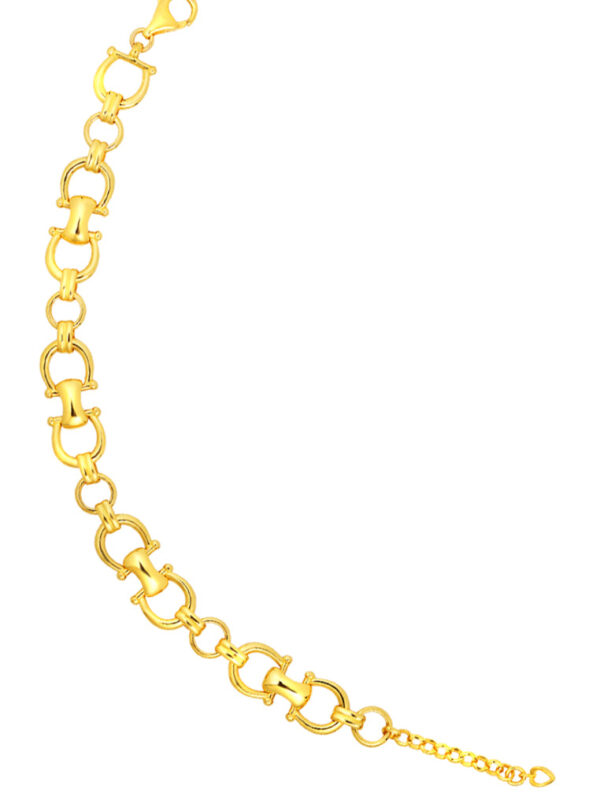 TOMEI Horseshoe Link Bracelet, Yellow Gold 916