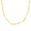 TOMEI Curvy Link Necklace, Yellow Gold 916
