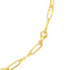 TOMEI Curvy Link Necklace, Yellow Gold 916