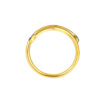TOMEI Dual-Tone Dwi Hearts Ring, Yellow Gold 916