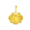 TOMEI Longevity Lock Pendant, Yellow Gold 916