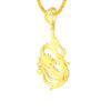 TOMEI Dragon Phoenix Unite Pendant, Yellow Gold 916
