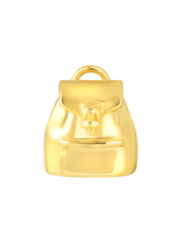 TOMEI Chomel Backpack Charm, Yellow Gold 916