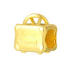 TOMEI I Love Travel Charm, Yellow Gold 916
