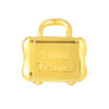TOMEI I Love Travel Charm, Yellow Gold 916
