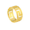 TOMEI Art Of Meander Ring, Yellow Gold 916