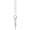 TOMEI Plain Gold Bracelet,White Gold 585