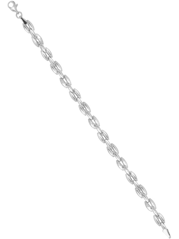 TOMEI Plain Gold Bracelet,White Gold 585