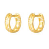 TOMEI Hoop Earrings, Yellow Gold 916