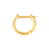 TOMEI Hoop Earrings, Yellow Gold 916