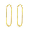 TOMEI Lusso Italia Baguette Earrings, Yellow Gold 916