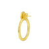 TOMEI Lusso Italia Oval Dangling Earrings, Yellow Gold 916