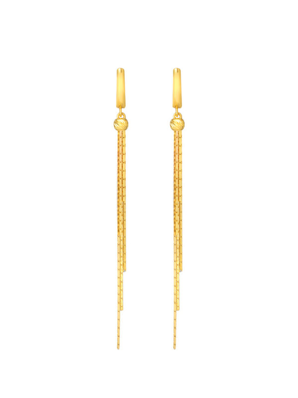 TOMEI Lusso Italia Dangling Earrings, Yellow Gold 916