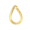 TOMEI Lusso Italia Oval Loop Earrings, Yellow Gold 916
