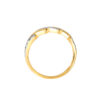 TOMEI Dual-Tone Enchanting Ring, Yellow Gold 916
