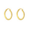 TOMEI Lusso Italia Oval Loop Earrings, Yellow Gold 916