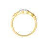 TOMEI Dual-Tone Nexus Of Heart Ring, Yellow Gold 916