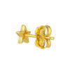 TOMEI Lusso Italia Star Earrings, Yellow Gold 916
