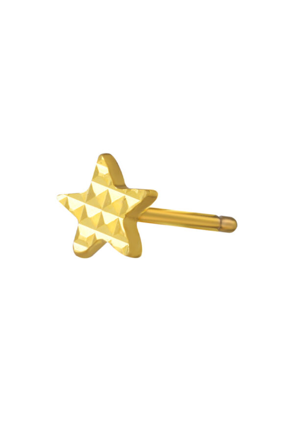 TOMEI Lusso Italia Star Earrings, Yellow Gold 916
