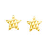 TOMEI Lusso Italia Star Earrings, Yellow Gold 916