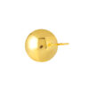 TOMEI Lusso Italia High-Polishing Ball Earrings, Yellow Gold 916
