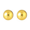 TOMEI Lusso Italia High-Polishing Ball Earrings, Yellow Gold 916