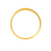 TOMEI Edge Patterned Xi De Ring, Yellow Gold 916