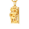 TOMEI Dragon Abacus Pendant, Yellow Gold 916