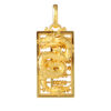 TOMEI Dragon Abacus Pendant, Yellow Gold 916