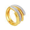TOMEI Diamond Cut Collection Detachable Ring, Yellow Gold 916