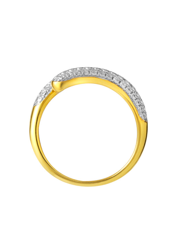 TOMEI Diamond Cut Collection Detachable Ring, Yellow Gold 916