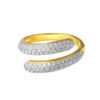 TOMEI Diamond Cut Collection Detachable Ring, Yellow Gold 916