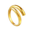 TOMEI Diamond Cut Collection Detachable Ring, Yellow Gold 916