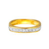 TOMEI Diamond Cut Collection Eternity Ring, Yellow Gold 916